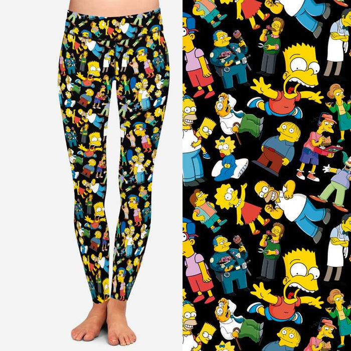 THE SIMPSONS - BLACK - please msg size / Full Length