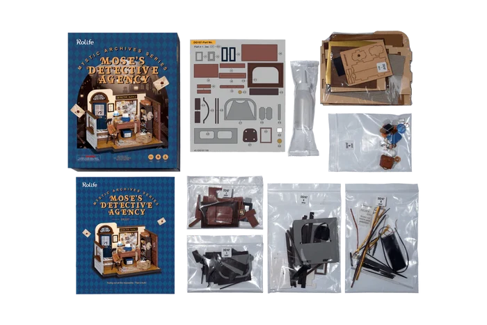 Mose's Detective Agency DIY Miniature House Kit