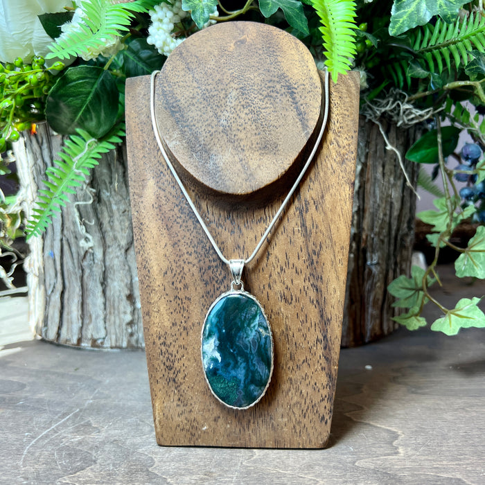 Moss Agate Pendant