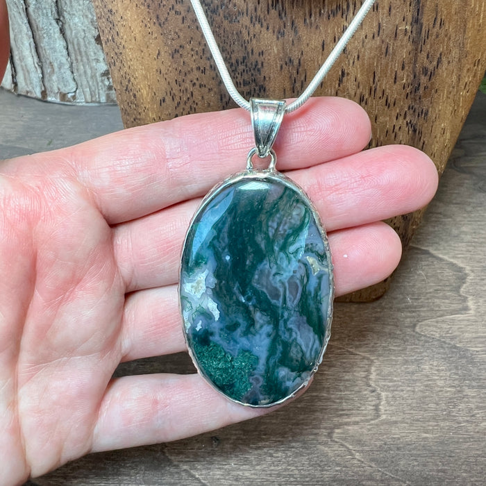 Moss Agate Pendant