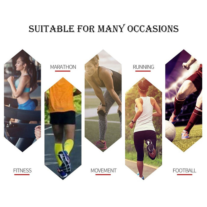 Multi-Coloured Womens Long Thigh Compression Socks