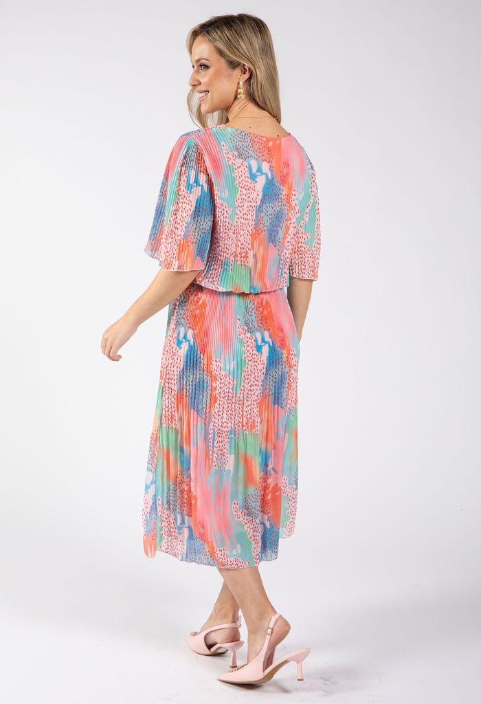 Multi Plisse Dress