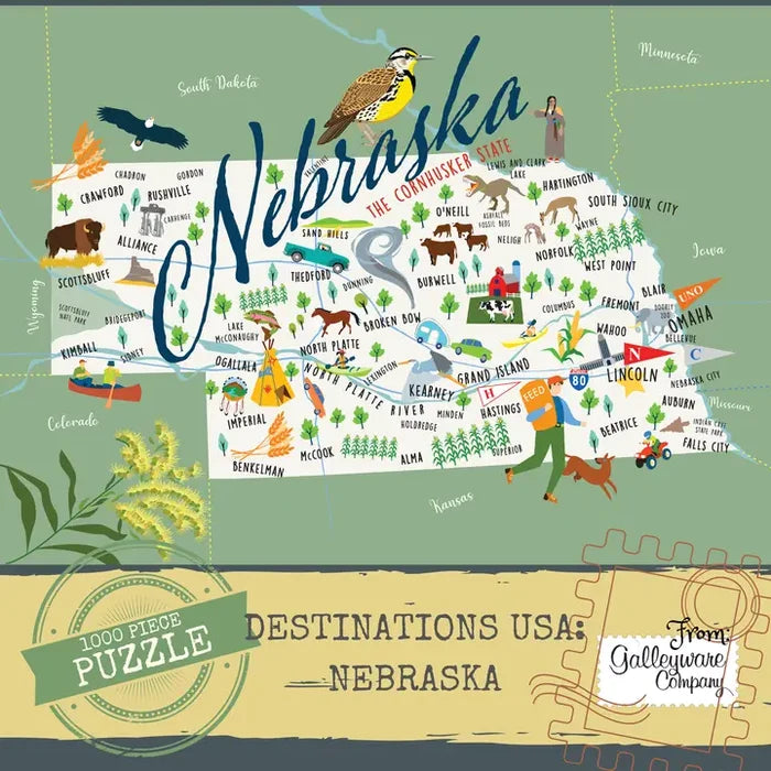 Nebraska 1000 pc. Jigsaw Puzzle