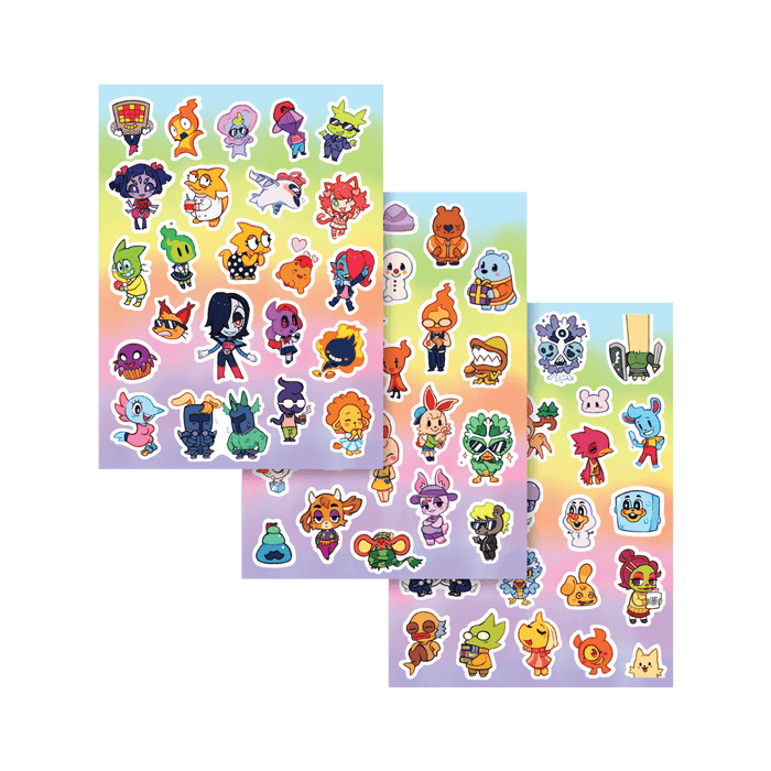 New Friends Sticker Sheets Set 1
