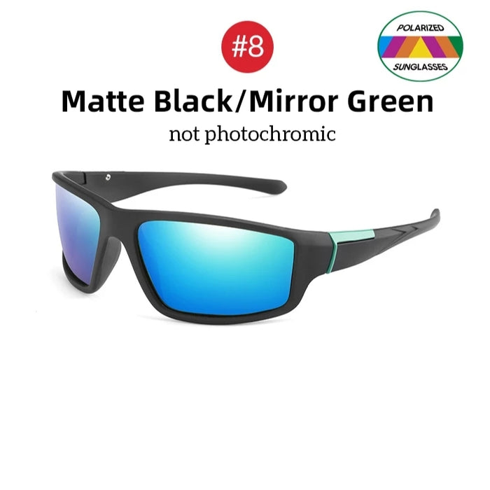 #5 Matte Black/Mirror Green - NON Photochromic
