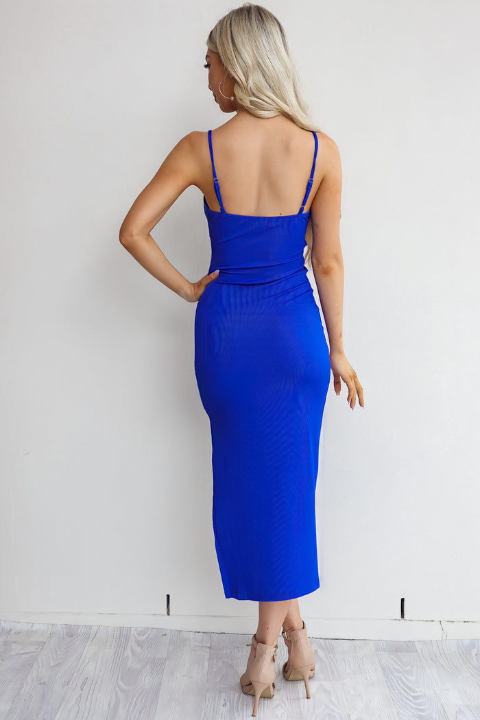 Nia Dress - Electric Blue - Runway Goddess
