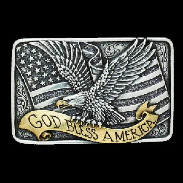 Nocona Patriotic - Belt Buckle - Hatcountry