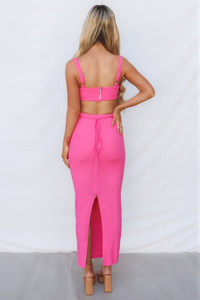 Novi Maxi Dress - Hot Pink