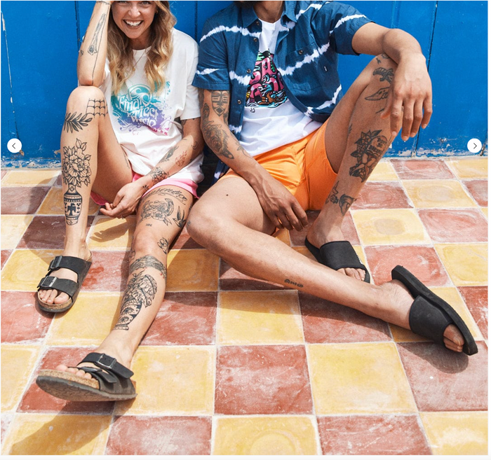 Ocean To - Mens Tie Dye Shirt - Blue