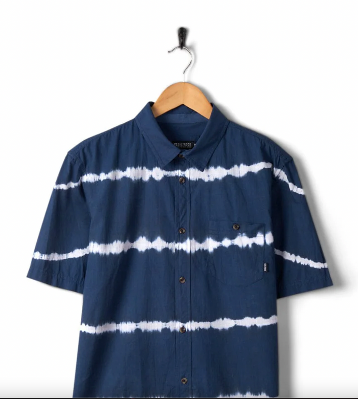 Ocean To - Mens Tie Dye Shirt - Blue
