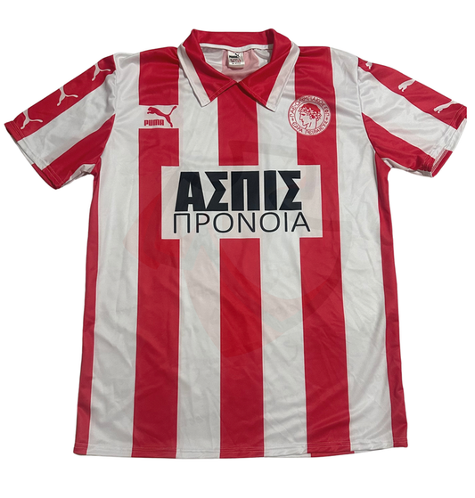 Olympiacos Piraeus Shirt 1997-1998 Home - Retro Jerseys, φανέλα Ολυμπιακός