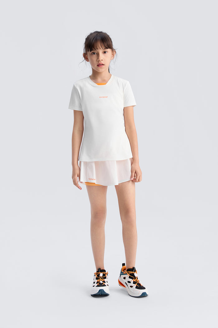 Orbit Pleated Tennis Skort **Cloud Dancer**