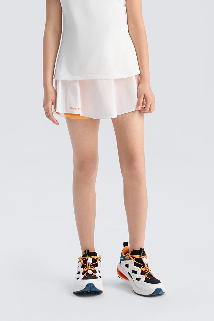 Orbit Pleated Tennis Skort **Cloud Dancer**