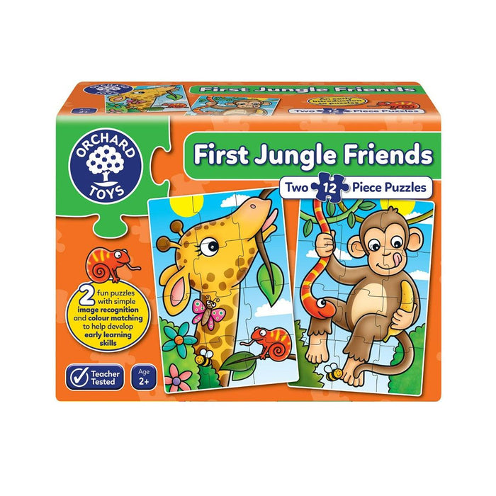 Orchard Jigsaw - First Jungle Friends 2 x 12 pc