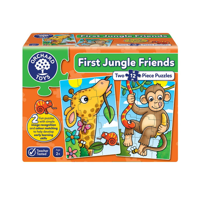 Orchard Toys Jigsaw - First Jungle Friends 2 x 12 pc