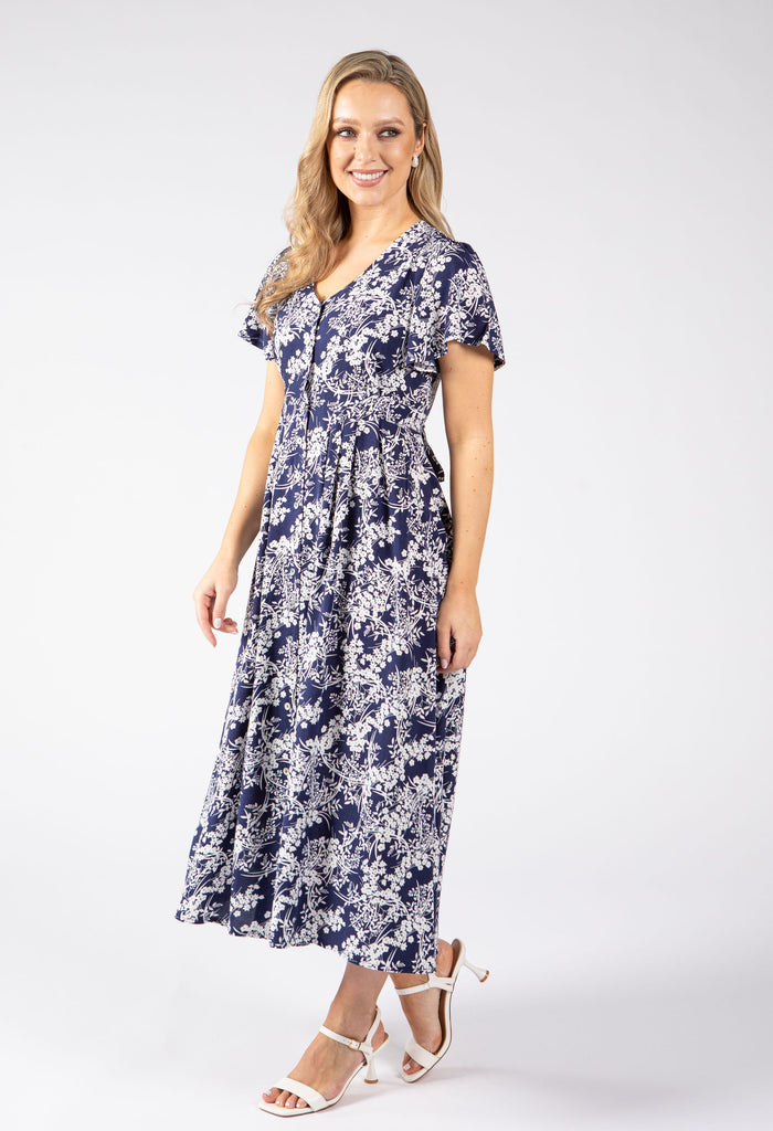 Oyo Floral Midi Dress