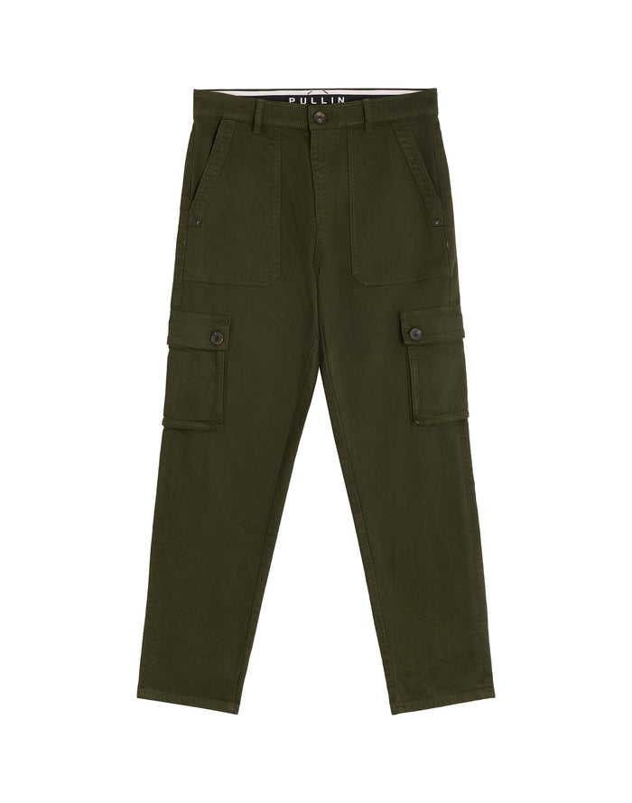 pantalon cargo forest PULLIN en coton