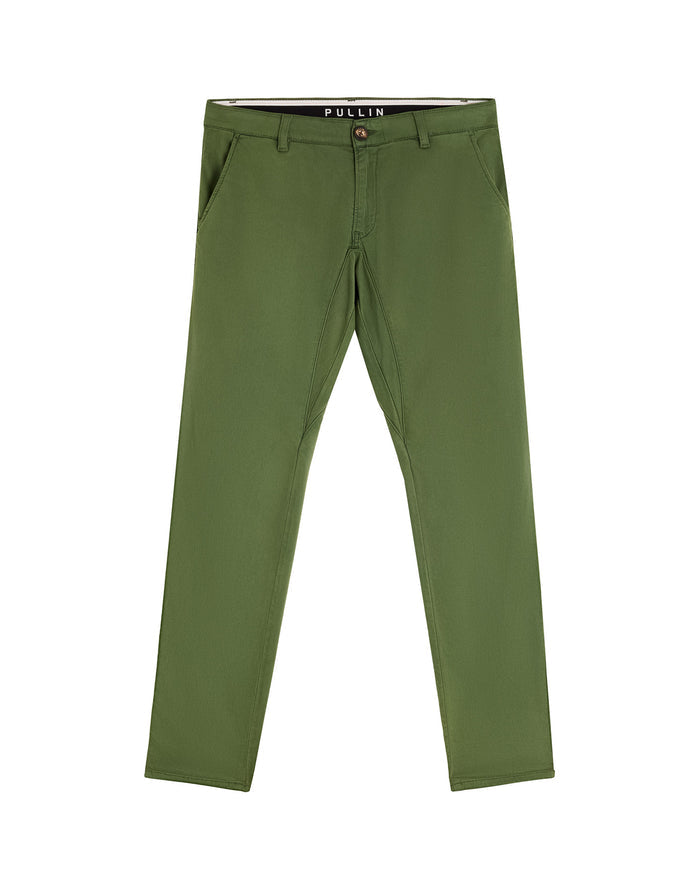 pantalon chino bronze PULLIN en tencel