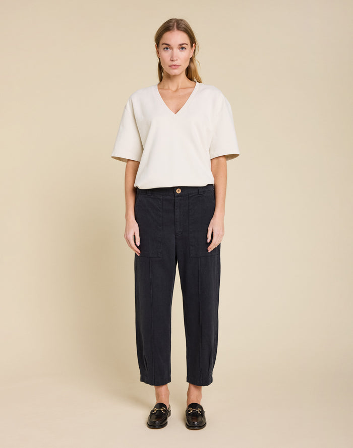 pantalon kendal black PULLIN en lin