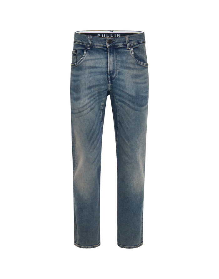 pantalon straight griffin PULLIN en coton