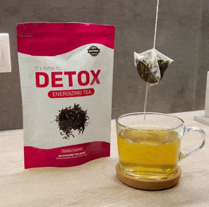 Peach Detox Tea - 12 all natural ingredients - 28 Tea Bags