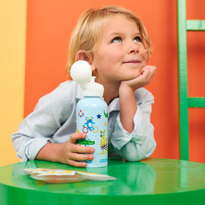 Penny Scallan Kids Stainless Steel Drink Bottle - Kanga Crew