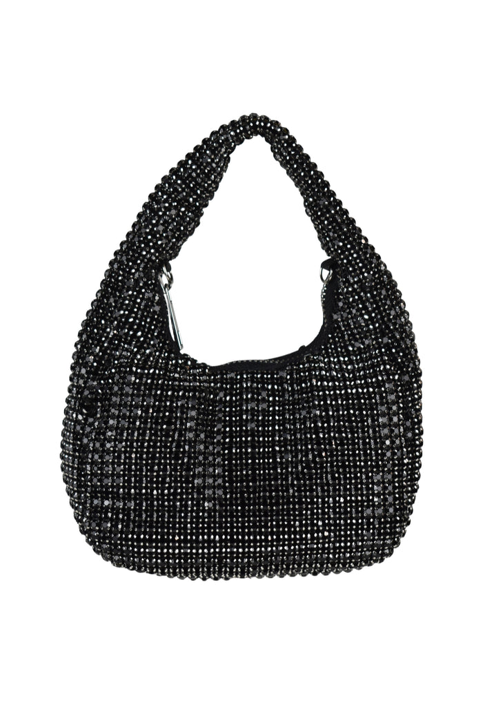 PETA + JAIN Precious Bag - Black Diamante - Runway Goddess