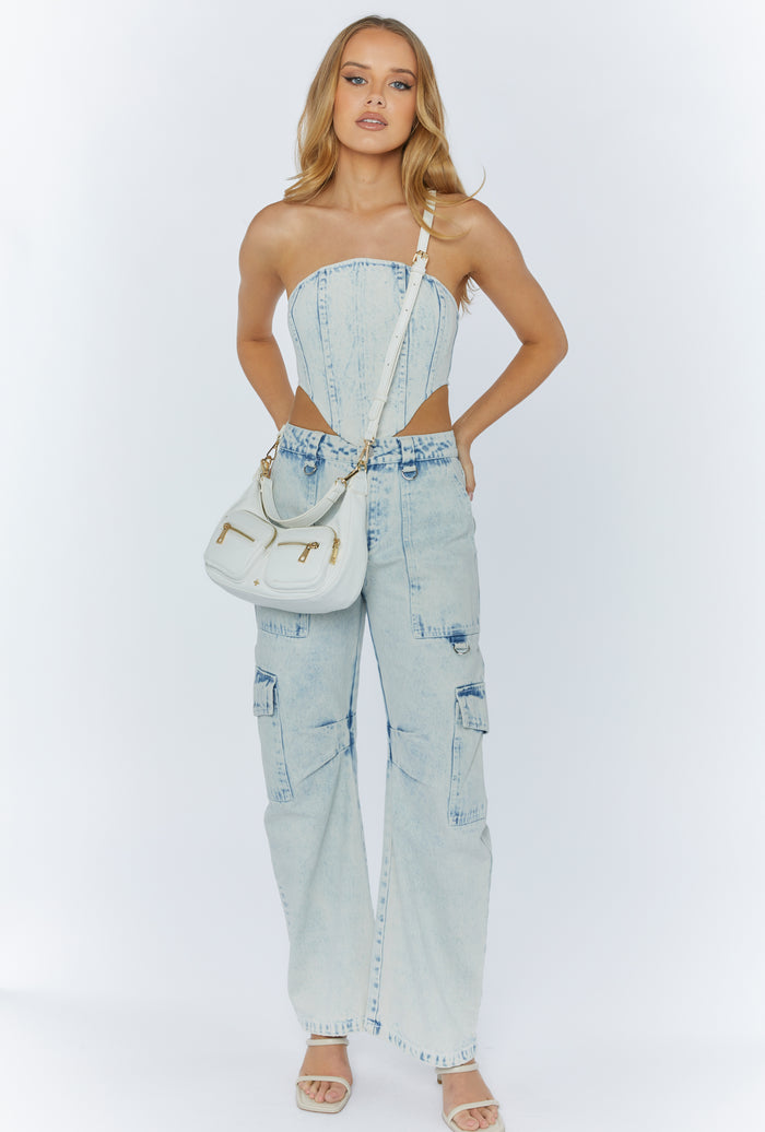 PETA + JAIN Summer Bag - White - Runway Goddess