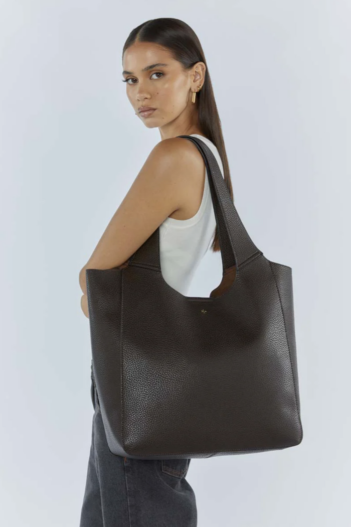 PETA + JAIN Tayla Tote - Chocolate - Runway Goddess