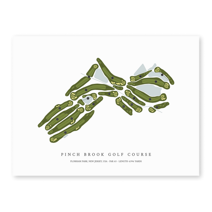 Pinch Brook Golf Course | Golf Course Print | Unframed