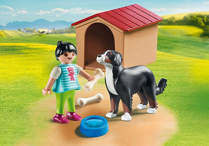 Playmobil Dog with Doghouse