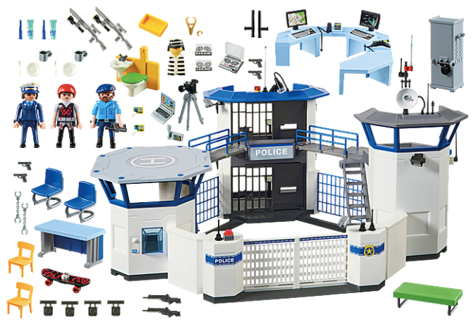 Playmobil Police Headquarters with Prison
