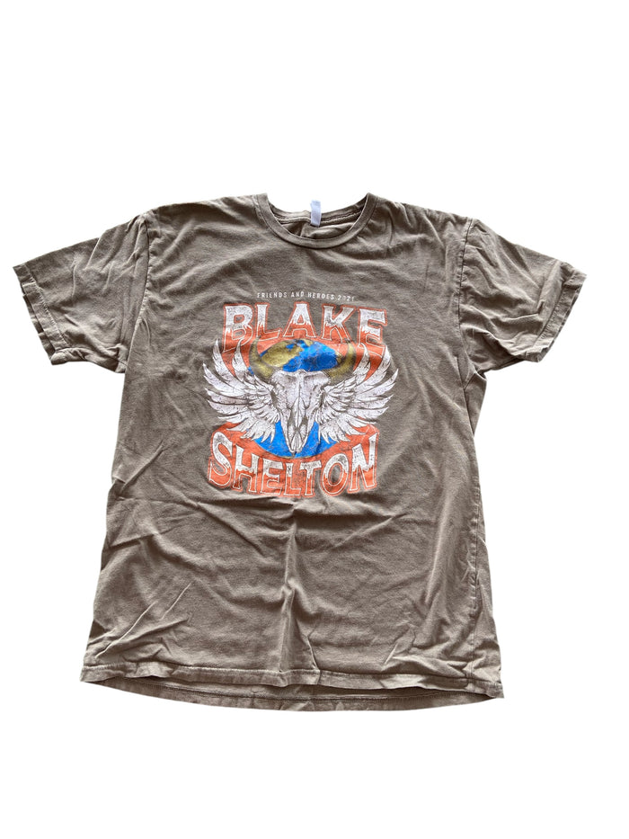 Pre-Loved Blake Shelton Friends + Heroes Graphic Tee *Size XL - Deer Creek Mercantile
