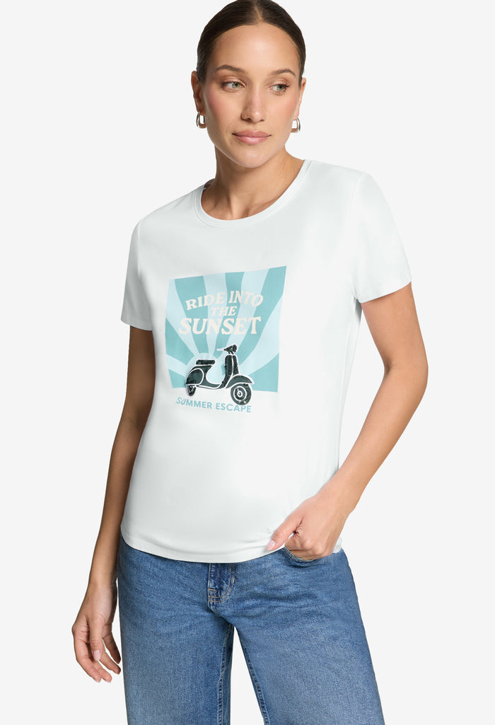 Printed Cotton T-Shirt
