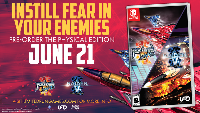 Raiden IV x MIKADO remix & Raiden V: Director's Cut Dual Pack (Switch)