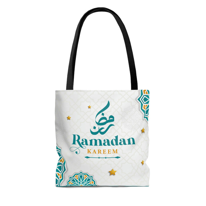 Ramadan Mubarak Tote Bag - Islamic bag, Eid gift, Mosque bag, Prayer bag, Holy month