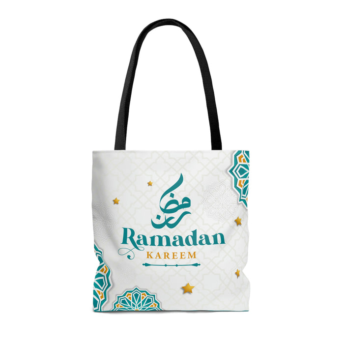 Ramadan Mubarak Tote Bag - Islamic bag, Eid gift, Mosque bag, Prayer bag, Holy month