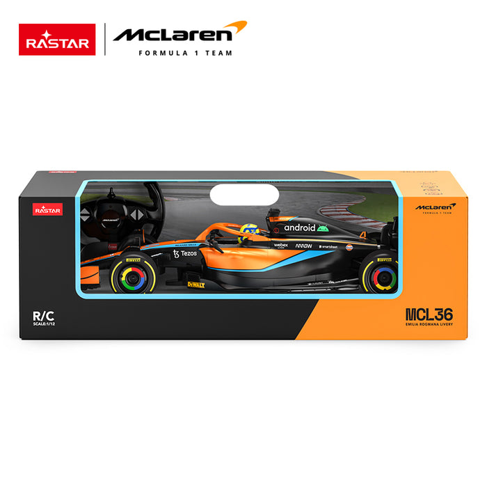 Rastar Licensed 1:12 F1 McLaren Artura Team Remote Control Car