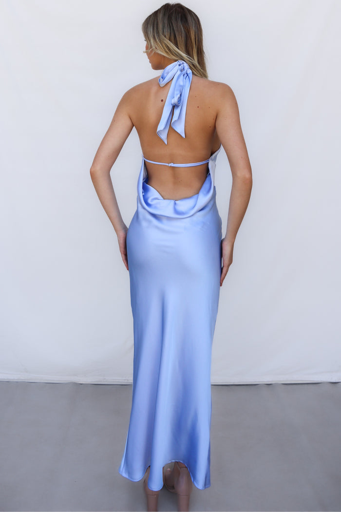 Rema Formal Dress - Blue - Runway Goddess