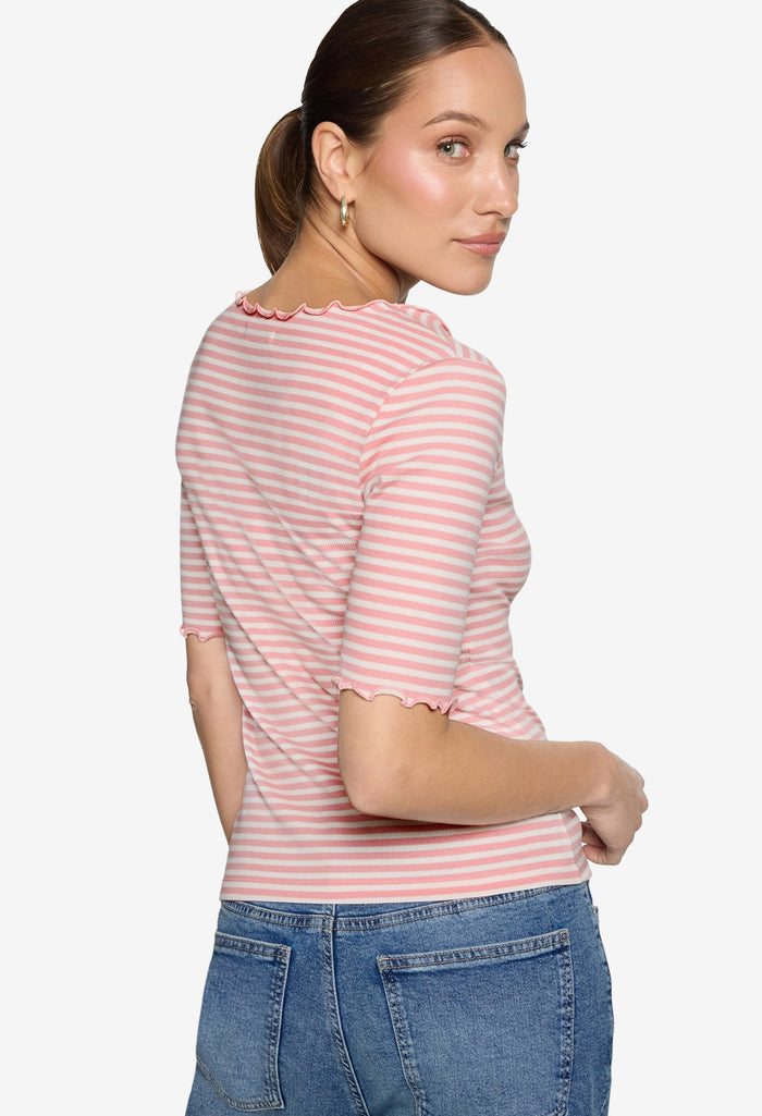 Ribbed Striped Top