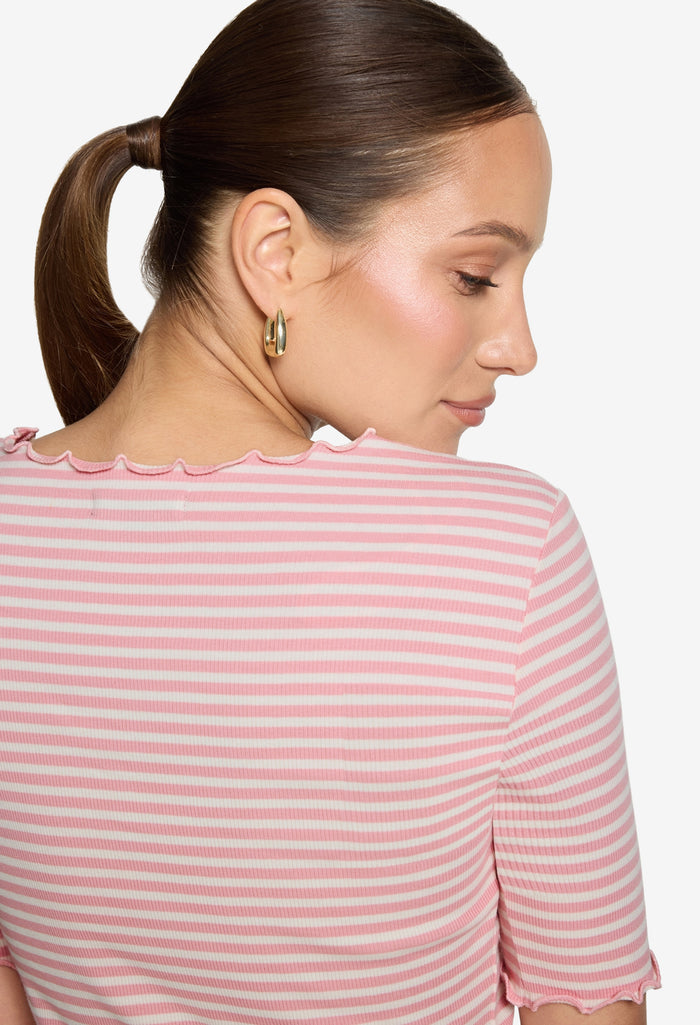 Ribbed Striped Top