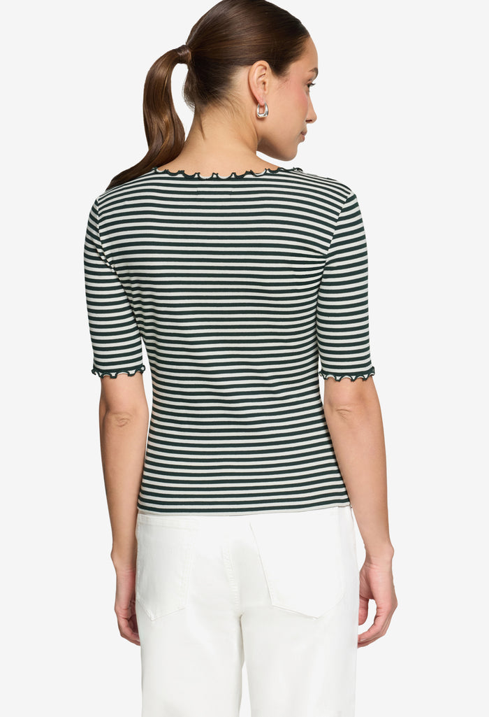 Ribbed Striped Top