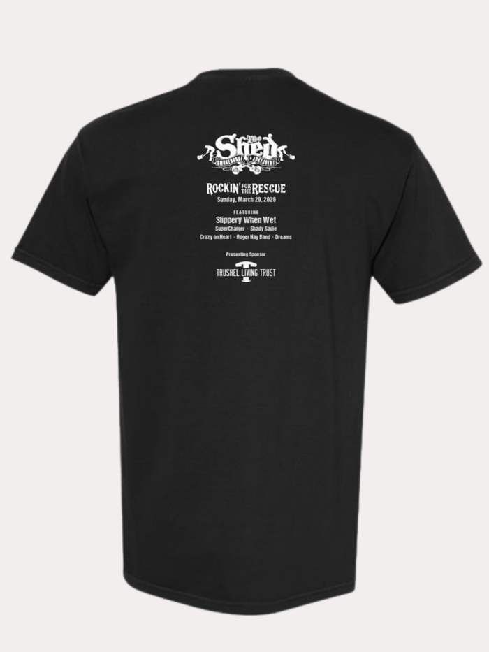 Rockin' for the Rescue Concert T-shirt