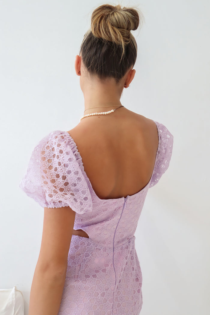 Rory Mini Dress - Lilac - Runway Goddess