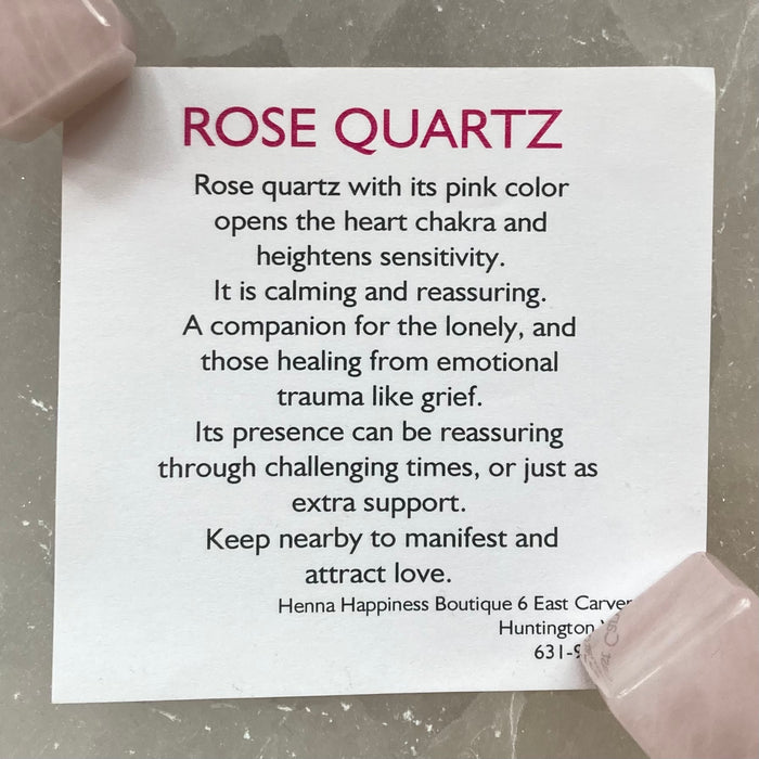 Rose Quartz Sterling Silver Bracelet