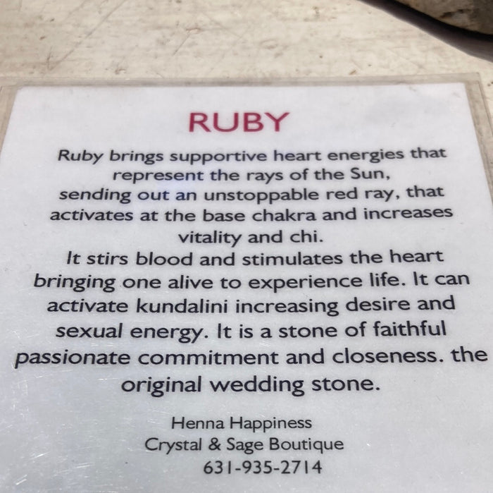 Ruby pendent