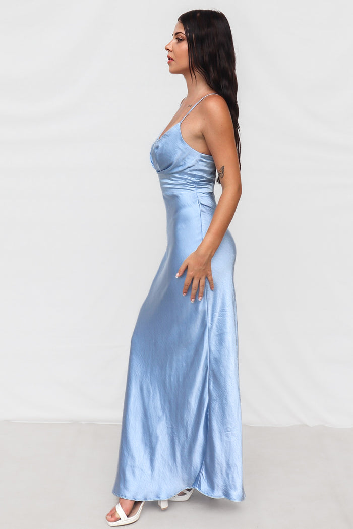 Ryder Maxi Dress - Blue - Runway Goddess