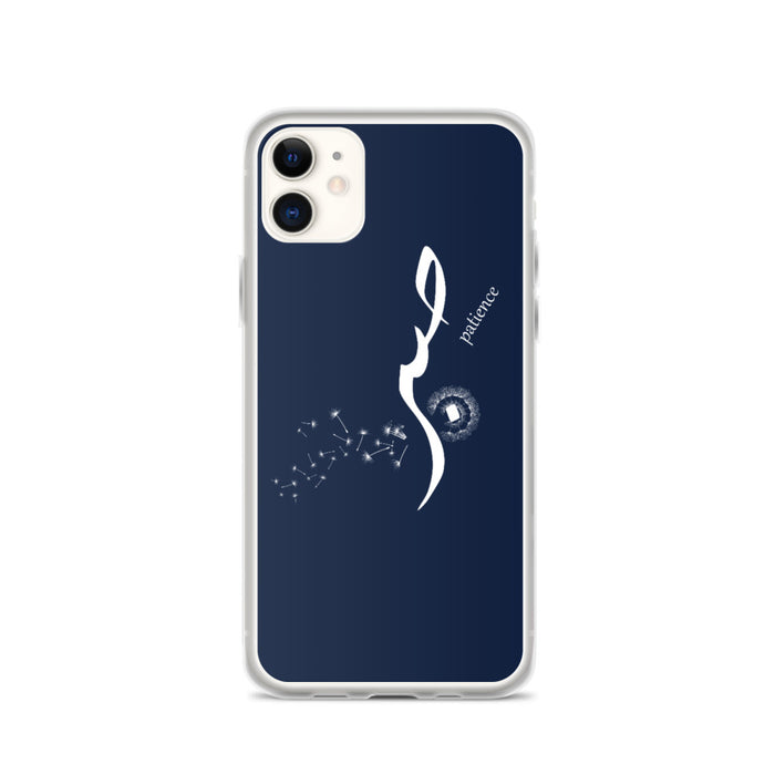 Sabr Patience - iPhone Case Navy Blue
