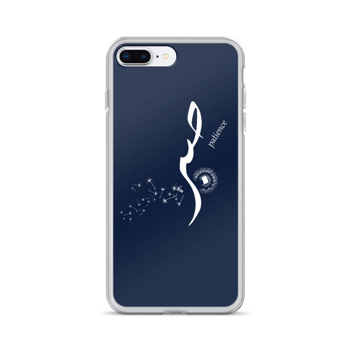 Sabr Patience - iPhone Case Navy Blue
