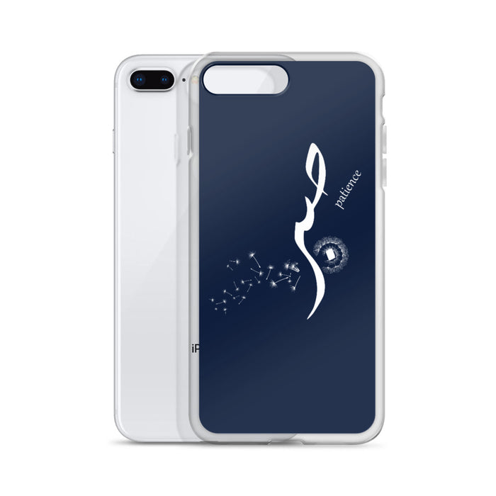 Sabr Patience - iPhone Case Navy Blue
